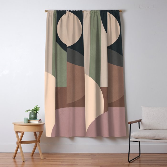 Geometric Abstraction 263 Window Curtain Gallery Image 5
