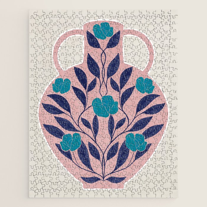 Vase of roses Jigsaw Puzzle Gallery Image 1