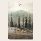 Mountain Black Bear Cutting Board Gallery Image 1