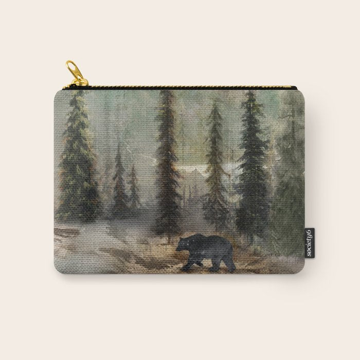 Mountain Black Bear Carry All Pouch Gallery Image 1