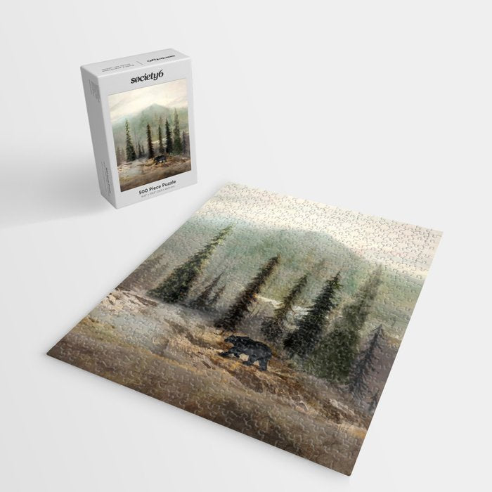 Mountain Black Bear Jigsaw Puzzle Gallery Image 2