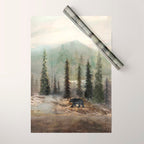 Mountain Black Bear Wrapping Paper Gallery Image 1