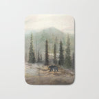 Mountain Black Bear Bath Mat Gallery Image 1
