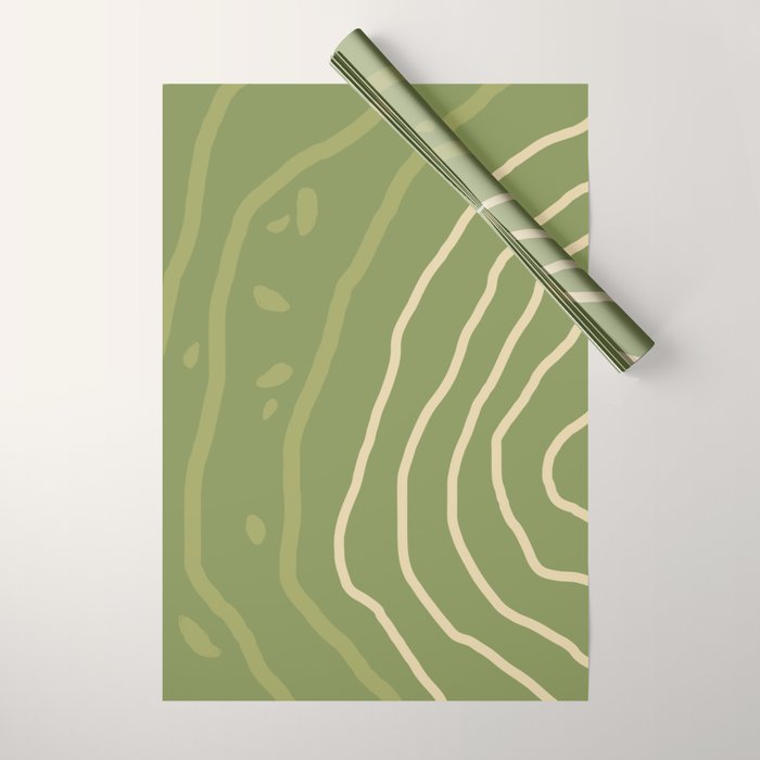 Mountain Contour III Wrapping Paper Gallery Image 1
