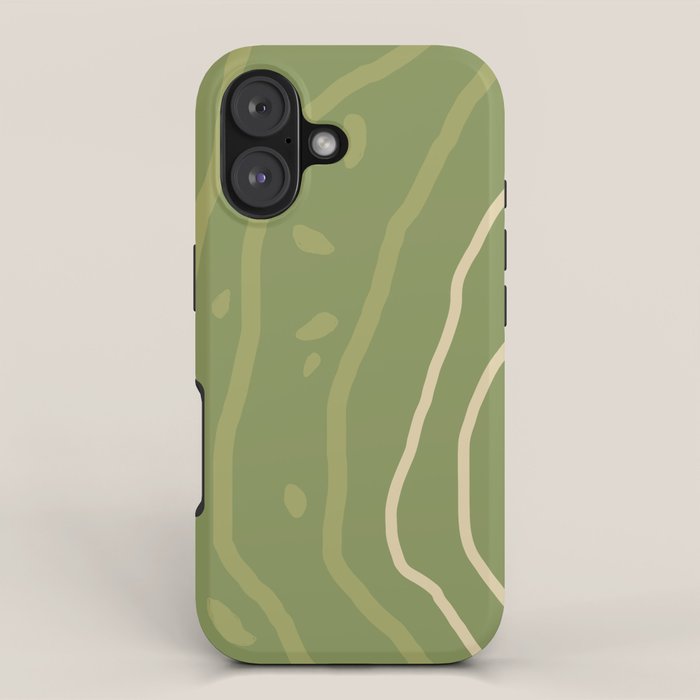 Mountain Contour III iPhone Case Gallery Image 1