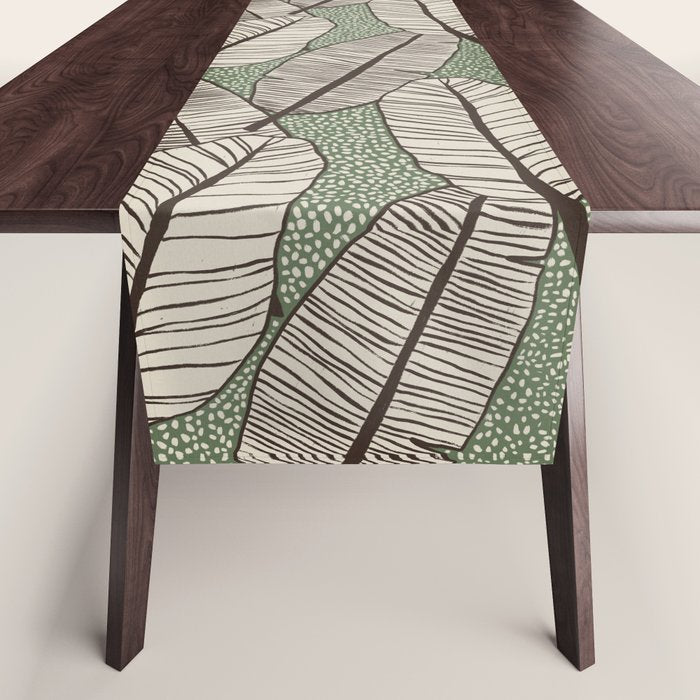 Banana Leaves Table Runner Gallery Image 1