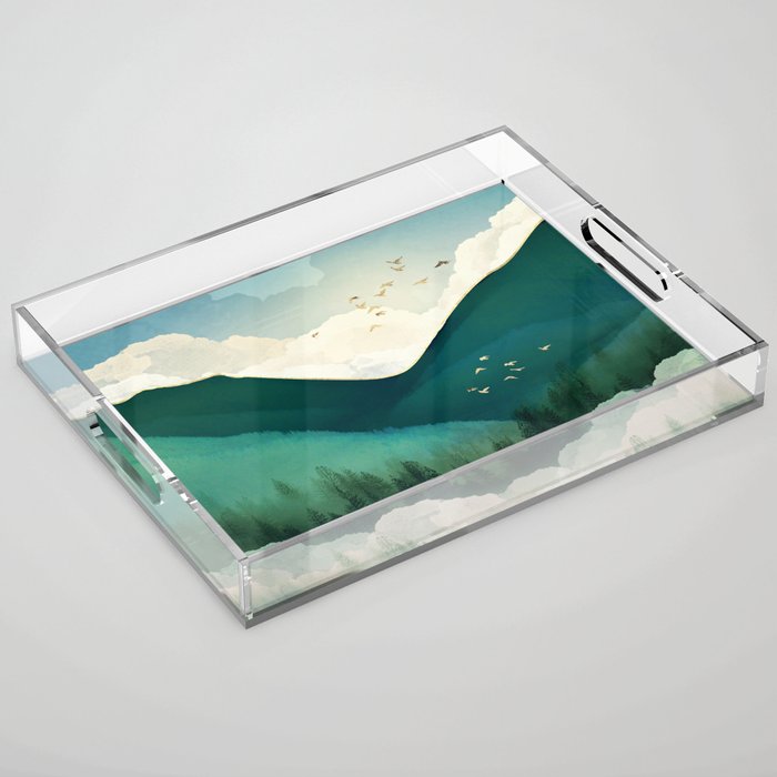 Emerald Hills Acrylic Tray Gallery Image 1