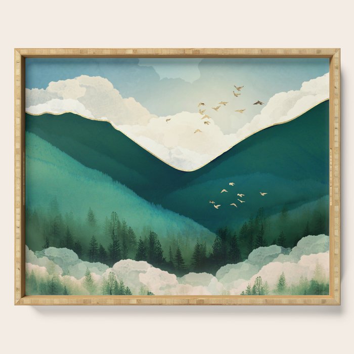 Emerald Hills Serving Tray Gallery Image 1