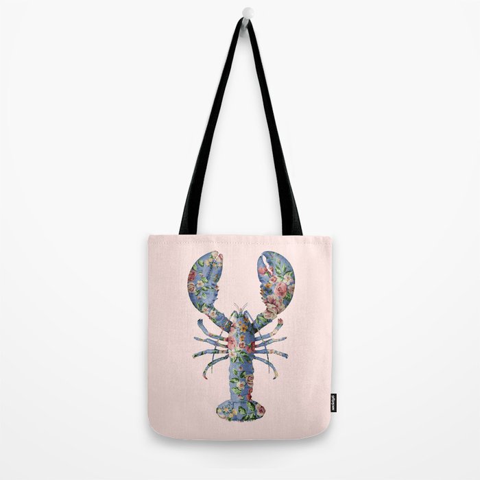 FLORAL LOBSTER Tote Bag Gallery Image 2