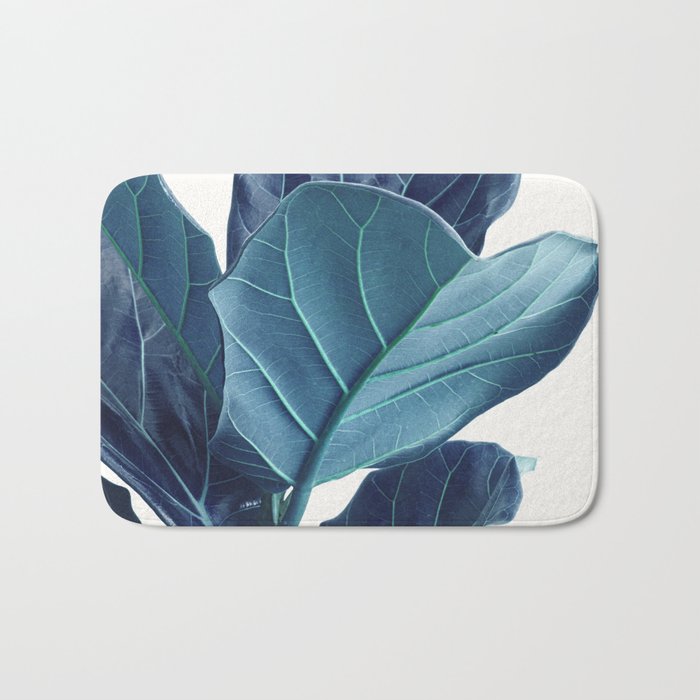 Fiddle Leaf Fig Plant - Fine Art Photography Bath Mat Gallery Image 1