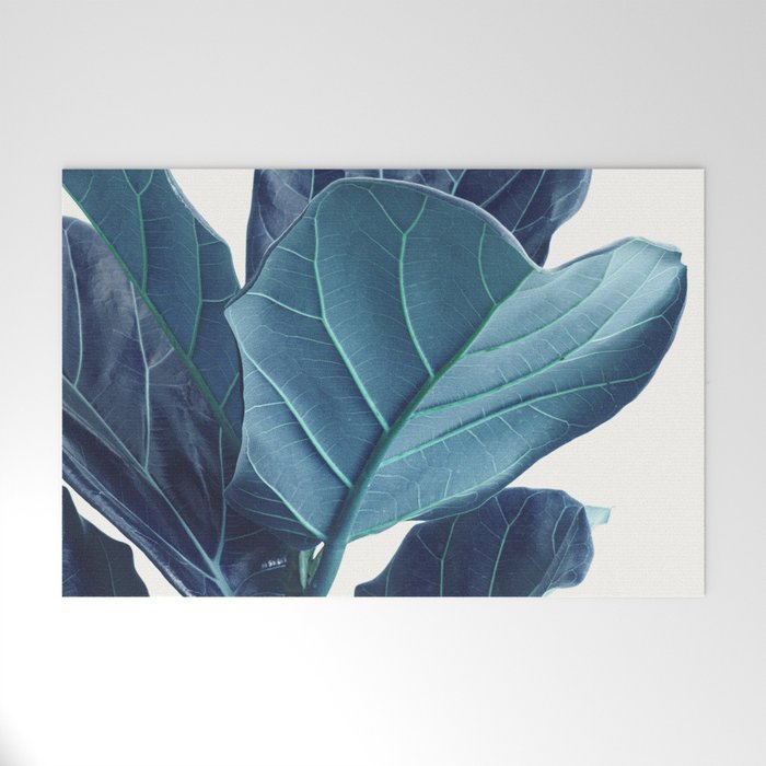 Fiddle Leaf Fig Plant - Fine Art Photography Welcome Mat Gallery Image 1