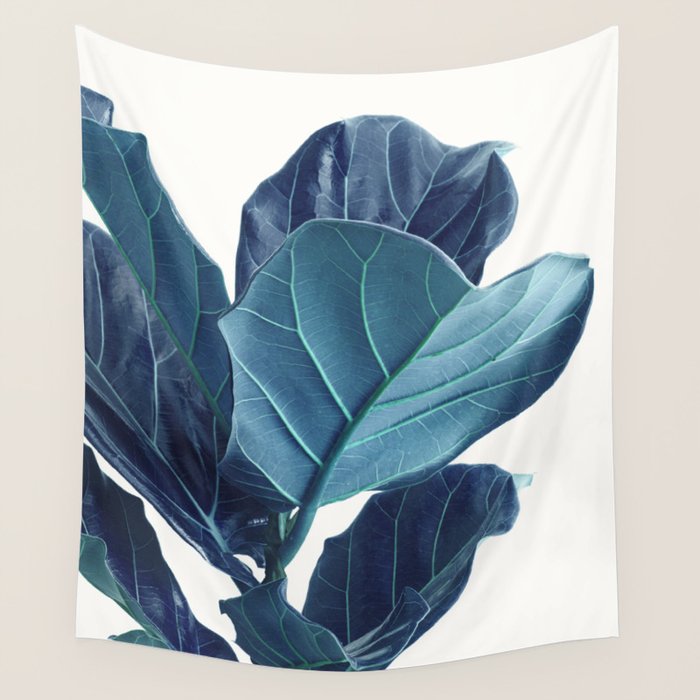 Fiddle Leaf Fig Plant - Fine Art Photography Wall Tapestry Gallery Image 1