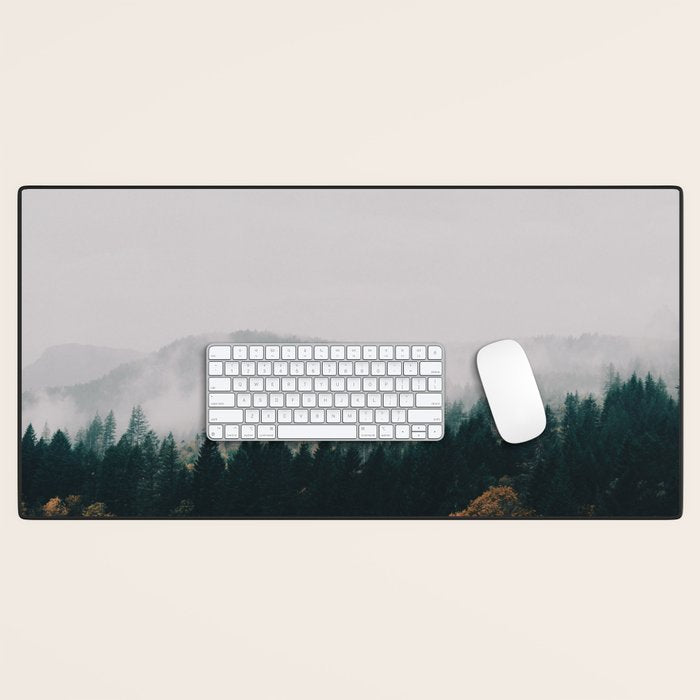 Forest Fog Desk Mat Gallery Image 1