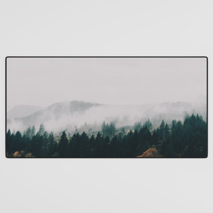 Forest Fog Desk Mat Gallery Image 3