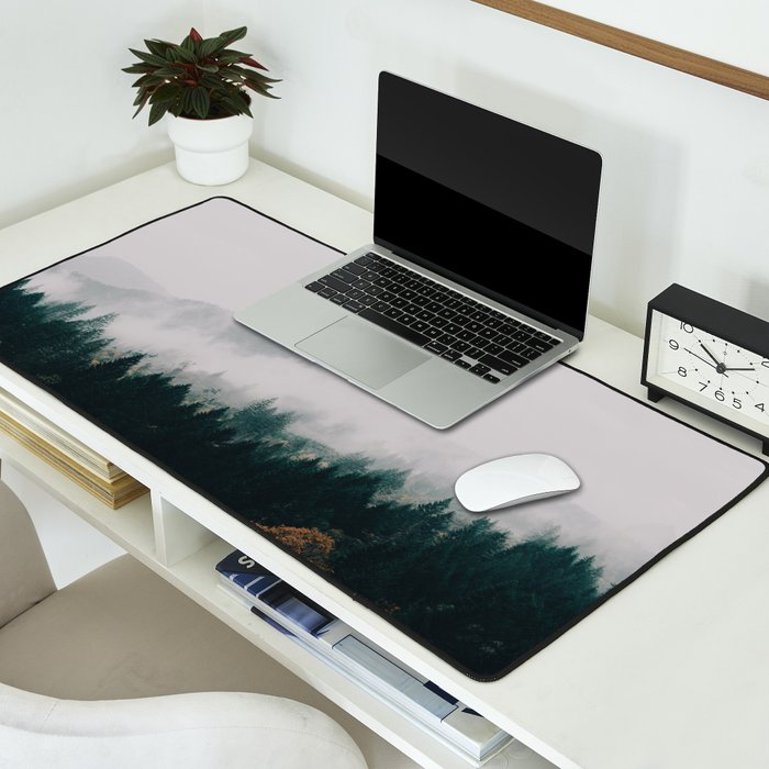 Forest Fog Desk Mat Gallery Image 2