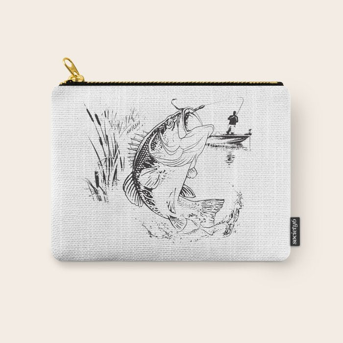 Bass Fishing Carry All Pouch Gallery Image 1