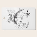 Bass Fishing Cutting Board Gallery Image 1
