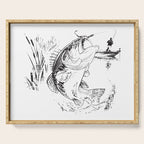 Bass Fishing Serving Tray Gallery Image 1