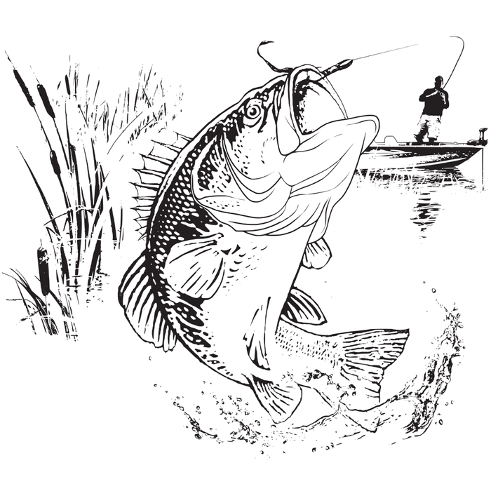 Bass Fishing Coffee Mug Gallery Image 2