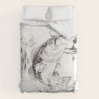 Bass Fishing Duvet Cover Gallery Image 6