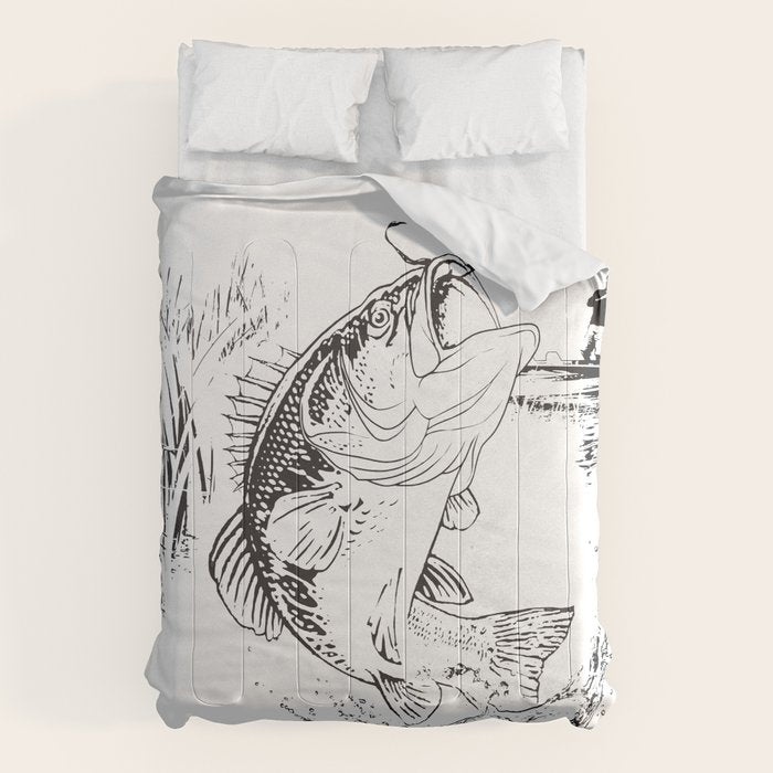 Bass Fishing Comforter Gallery Image 6