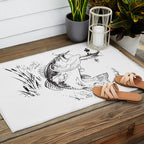 Bass Fishing Outdoor Rug Gallery Image 2