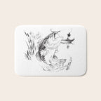Bass Fishing Bath Mat Gallery Image 1