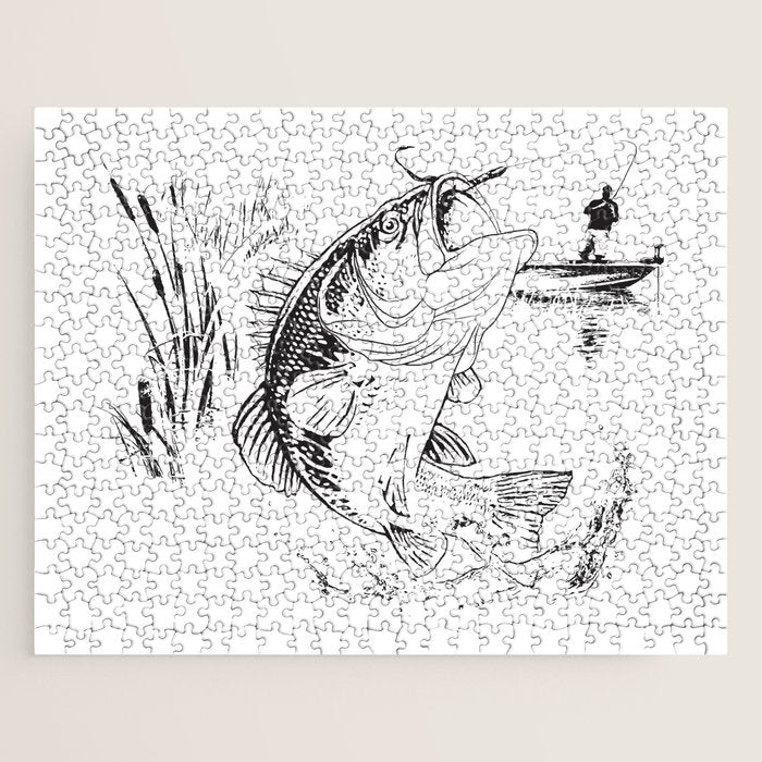 Bass Fishing Jigsaw Puzzle Gallery Image 1