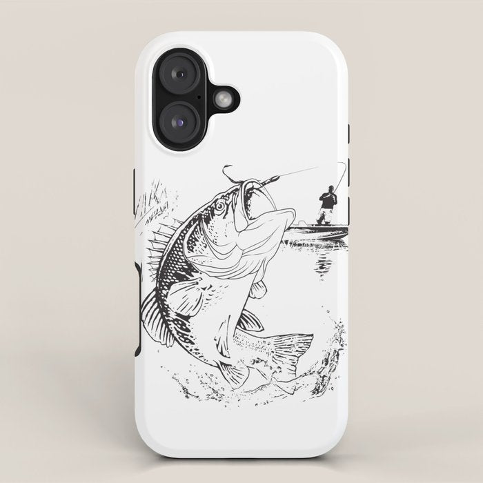 Bass Fishing iPhone Case Gallery Image 1
