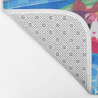 Cory cats in the swimming pool Bath Mat Gallery Image 2