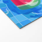 Cory cats in the swimming pool Welcome Mat Gallery Image 2