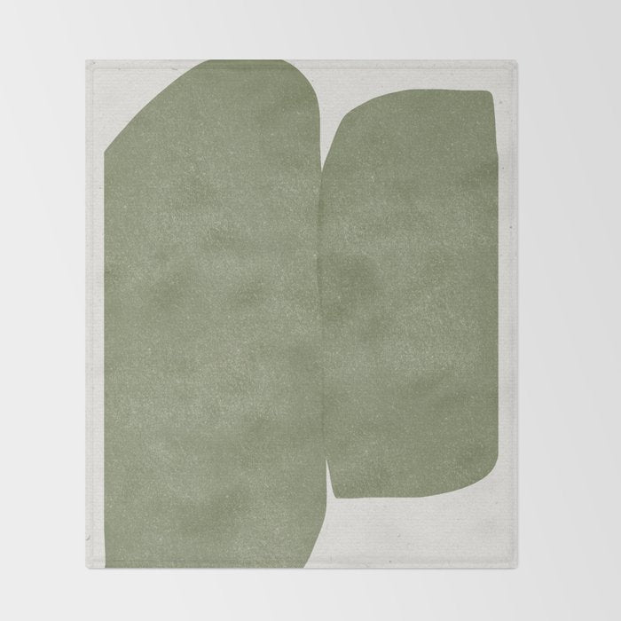 Green Object No.1 Throw Blanket Gallery Image 2