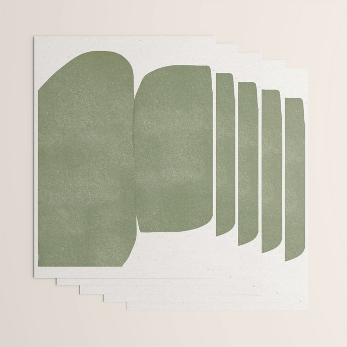 Green Object No.1 Wrapping Paper Gallery Image 3