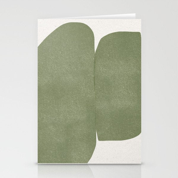 Green Object No.1 Stationery Card Gallery Image 1
