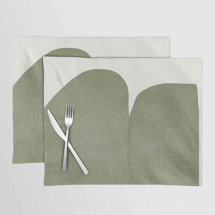 Green Object No.1 Placemat Gallery Image 1