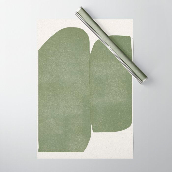 Green Object No.1 Wrapping Paper Gallery Image 1