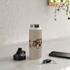 No Evil English Bulldog Water Bottle Gallery Image 5