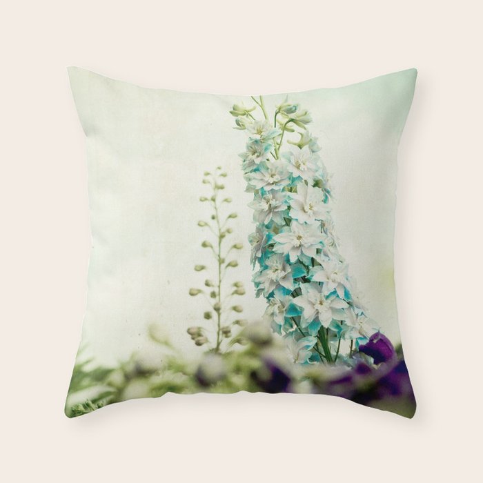 Vintage Blues Throw Pillow Gallery Image 1