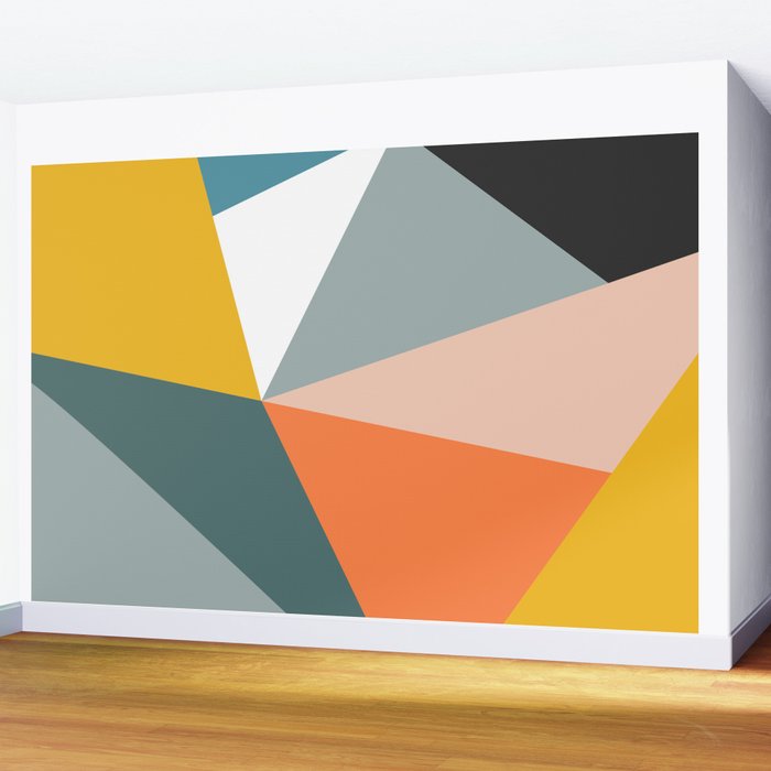 Modern Geometric 33 Wall Mural Gallery Image 2