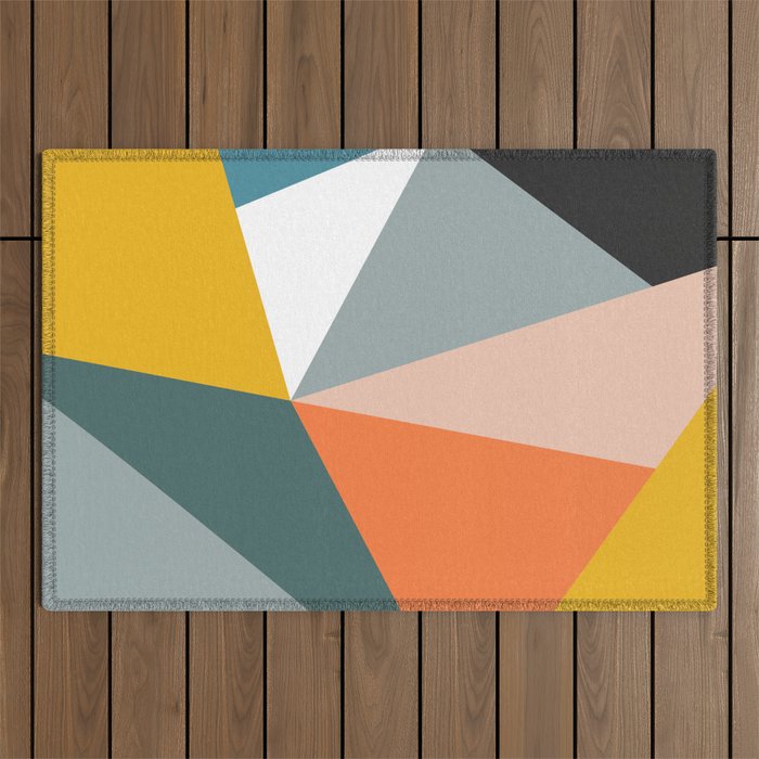 Modern Geometric 33 Outdoor Rug Gallery Image 1