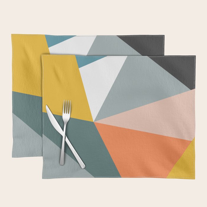 Modern Geometric 33 Placemat Gallery Image 1