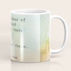 Meeting - rumi quote watercolor abstract art Coffee Mug Gallery Image 1