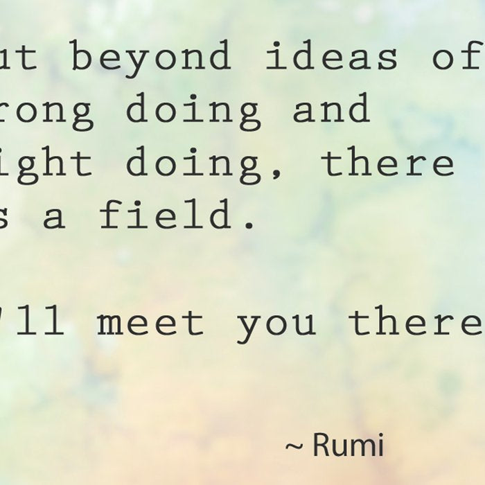 Meeting - rumi quote watercolor abstract art Coffee Mug Gallery Image 2