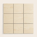 White Wood Wall Art Gallery Image 1