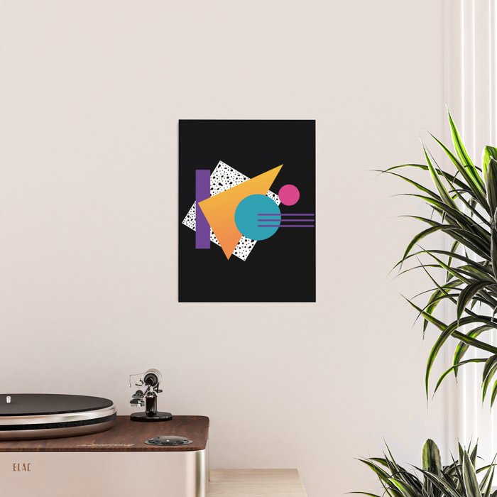 Memphis Pattern 35 / 80s - 90s Retro Poster Gallery Image 2