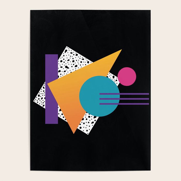 Memphis Pattern 35 / 80s - 90s Retro Poster Gallery Image 4