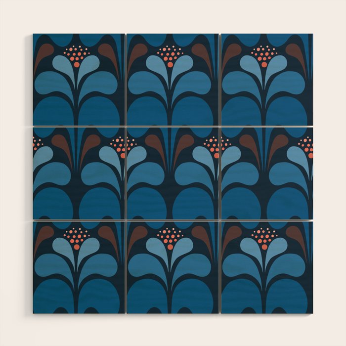 Minimalist arable crops Wood Wall Art Gallery Image 1
