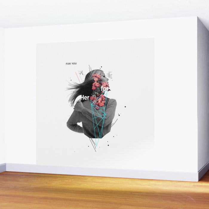 For Her Wall Mural Gallery Image 2