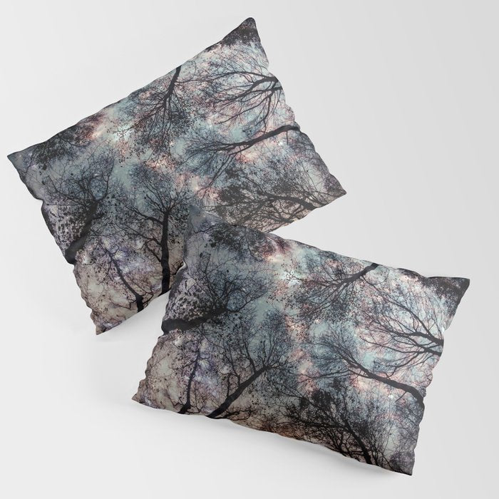 Starry Sky in the Forest Pillow Sham Gallery Image 1