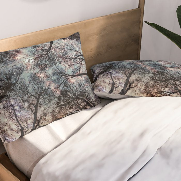 Starry Sky in the Forest Pillow Sham Gallery Image 2